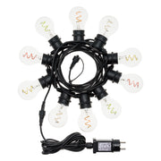 Light Party 36V 10 A60 E27 Spiralfilament LED 4+5 m Weihnachtslichter
