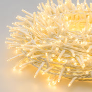 Bandkette Ø6cm NTLG 1000 Miniliertes weißes Kabel 4+30,5 m Weihnachtslichter