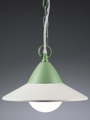 Aluminium- und Metallsuspension, Opallautsprecher, 20W, 2050 Lumen, Klasse F, 3000 ° K - 4000 ° K - 6500 ° K Weiß