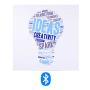 Bluetooth -Bild mit Eisbirne -Druckeisbirne