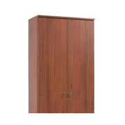 Multi -Use -Walnuss -Garderobe antike Holzholz 2 Türen H182X71X38