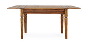 Rustikaler Stil ausziehbarer Holztabelle 120/160/200x90 cm