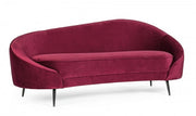 2 -seerer Sofa Seraphin Wein Velvet -Effekt