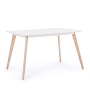 Michelangelo White Holz Tabelle 120 x 80 cm