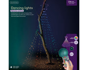 Tanzlichter schießen Stern außen Farbgetriebe H 270 Ø 28 cm