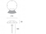 1W LED 4000K UPER Graphit Line