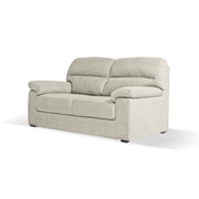 Alenda Sofa 3 Beige Sitze mit Quadratfuß