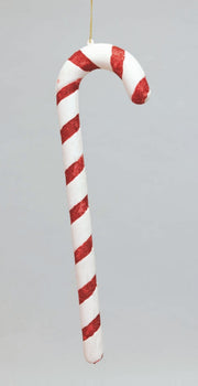 Stick 35 cm weiß/rot in BST mit Manicetta Weihnachtsdekoration