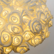 RBF White Rose Bouquet 120 LED 4m + Ø30cm