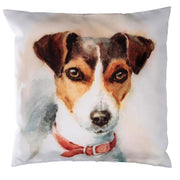 Stoffkissen mit weißem Hund CM43X43