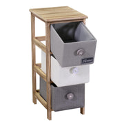 Brenda Schrankkiste der Schubladen Knopf 3 Schubladen CM26X32H63