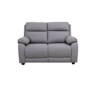 2 Sitzoter Sofa Sevilla Nabuk Hellgrau