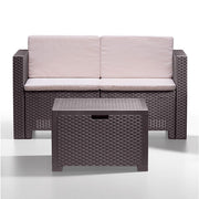 Wohnzimmer Harz Capri Brown PCs 4 mit Kissen