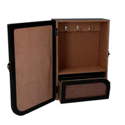 Schlüsselbundholz -Tor 3 Haken Schwarz rechteckig CM20X9.5x29