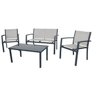 Anthrazitgrau -Rhodos -Set