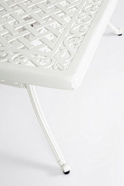 Outdoor -Tisch Ivrea rechteckig weiß 90 x 160 cm