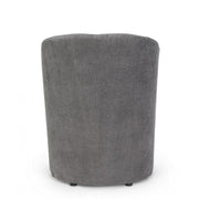 Hölzerne Sessel und Anthrazitgewebe Belize 64,5x63x H76 cm