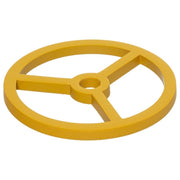 Moderner Spiegel mit Gelbspeicher gelber Durchmesser 14x H35 cm