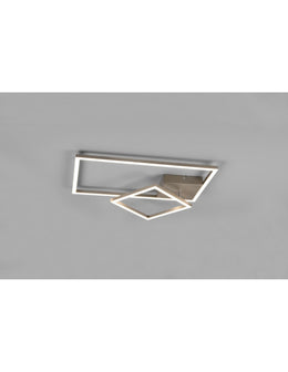 Teaming Calaflow geneigte ungelebbare Nickel -LED -Dimmer 4000K Trio Lighting Pan