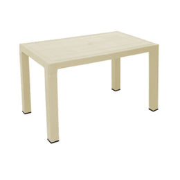 Rechteckiger Tisch TAV526 Beige Outdoor Beige 120x70 cm effektiv