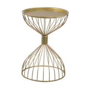 Runde Farbe Gold Metal Couchtisch Cmø44H62