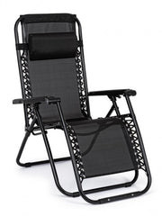 Deckstuhl Martin Black Outdoor