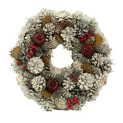 Bastelkrone mit Äpfeln Ø30H7,5 cm