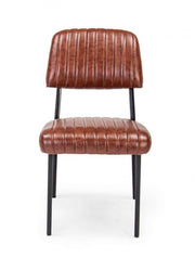 Vintage Dark Orange Stuhl 60x59x84-44h