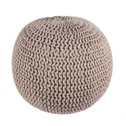 Bizzotto Tortora Pouf Bizzotto 80 cm