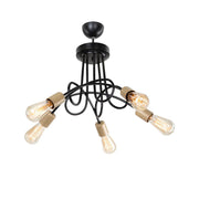 5 -Light Deckenlampe Sardala Mdl3843 geflochtenes Metall