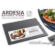 Flat Tablett in Schiefer 50 x 30 cm Pub oder Restaurants