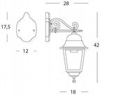 Medienapplikation unter E27 Old Black Line