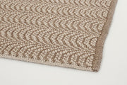 Brown -Außenteppich in synthetischen Fasern von Hand 200x300 hergestellt