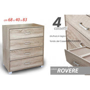 Kamera Como Kamera 4 Schubladen Eiche