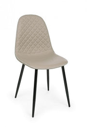 Speisesatzuhl in Tortora Tortora Amanda 45x54x H87 cm