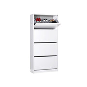 4 weiße Limeting -Schuhrallye 73x26xh.157 cm (SHC540BY1) Effez