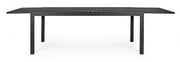 Hilde Tabelle für erweiterbare Anthrazitaluminium im Freien 200-300x100x H75 cm