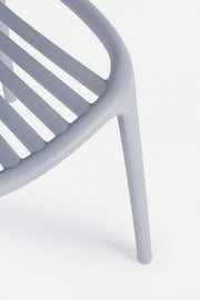 Hellgrau Cassandra Outdoor Stuhl