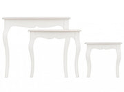 Klassiker Set 3 Holzchlortische