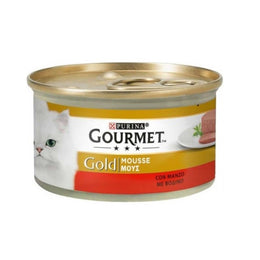 Gold Mousse Gourmet mit Purin -Rindfleisch 85 Gramm