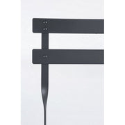 Gartenset Bistrot Antracit Bizzotto Stühle Tisch