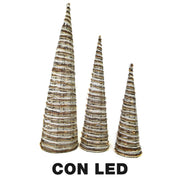 Baum 1-3 Kegel mit natürlicher LED CMXH100