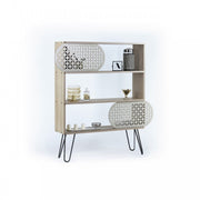 Moderne Eingangsbuchregal Design Black Rovere Urban Slim Effez