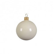 Weihnachtsersatzball in White Company Glass 6 cm