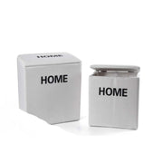 Bortabiancheria Sparrowing Clean White Pouf Container