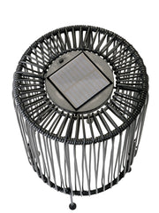 Solartischlampe in Eisen