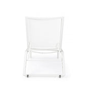 Kreuzfahrt Aluminiumbett mit weißen Rädern