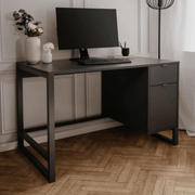 Sumatra30a Desk Antracit Anta und Effez -Schublade