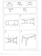 Antike blaue Bristol Bristol Bristl Bench mit Rücken CM51X111H82.5