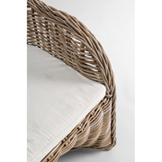 Martin neuer natürlicher Sessel mit Kissen